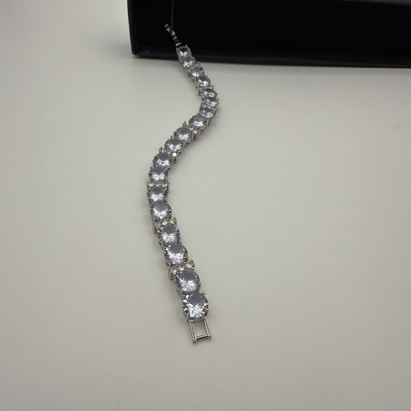 Silver-Plated Tennis Bracelet –JSB-BRACELET-009