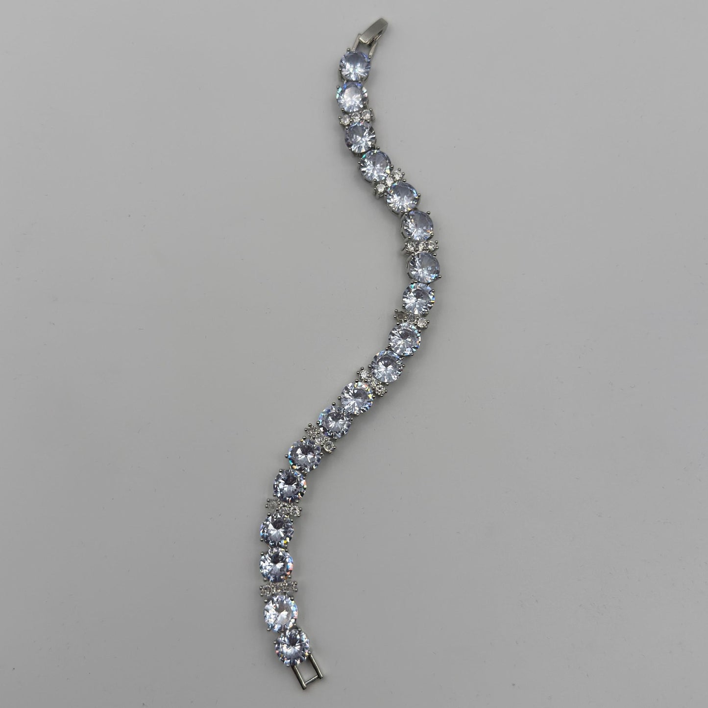 Silver-Plated Tennis Bracelet –JSB-BRACELET-009