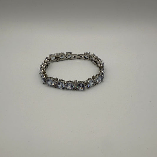 Silver-Plated Tennis Bracelet –JSB-BRACELET-009