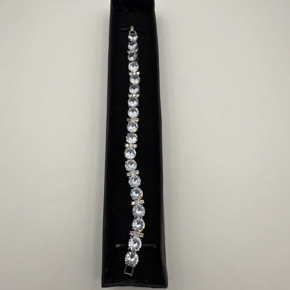 Silver-Plated Tennis Bracelet –JSB-BRACELET-009